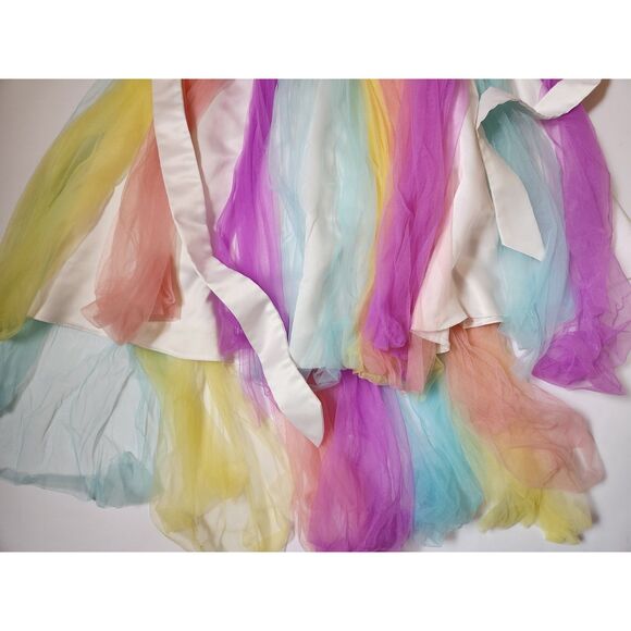 Sunny Fashion Girls Size 12 Dress – Rainbow Colors - Picture 5 of 8